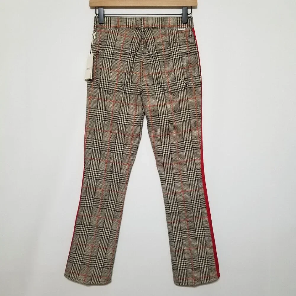 NWT‎ MOTHER The Insider Ankle Plaid - As Seen On Jamie Chung